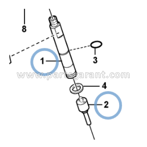 Fuel injector Volvo BL61