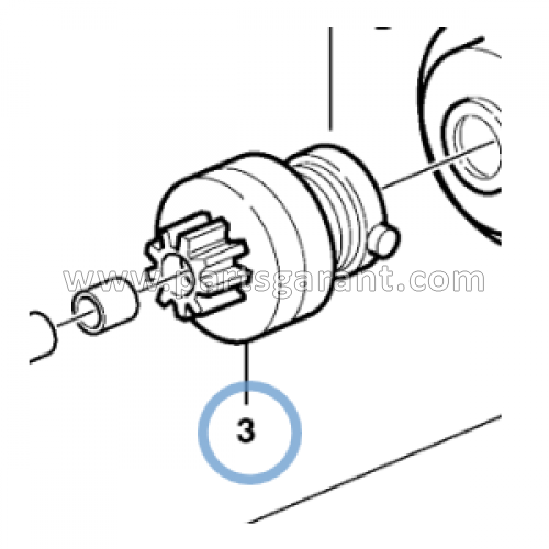 Bendix starter Volvo BL61