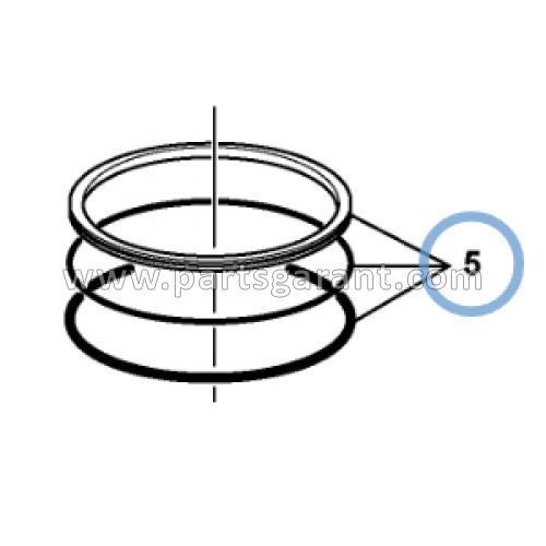 Piston ring set (piston rings) Volvo BL61