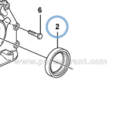 Front crankshaft oil seal Volvo BL61