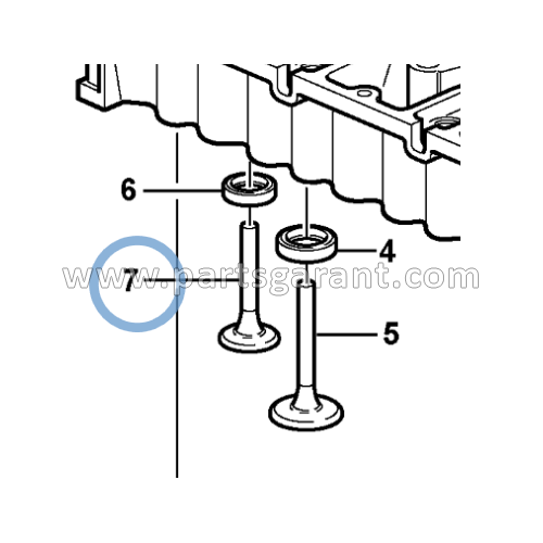 Exhaust valve Volvo BL61