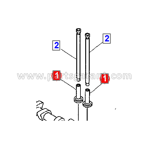 Valve pusher Komatsu WB93R2