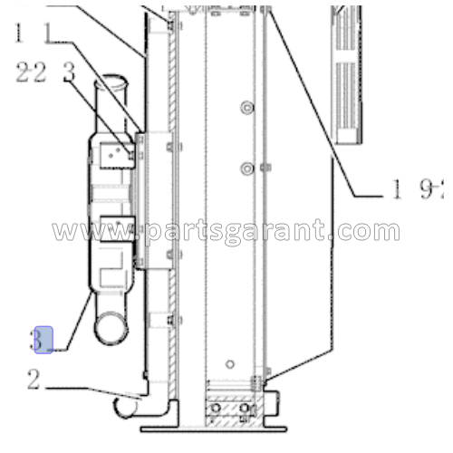 Oil cooler New Holland E215