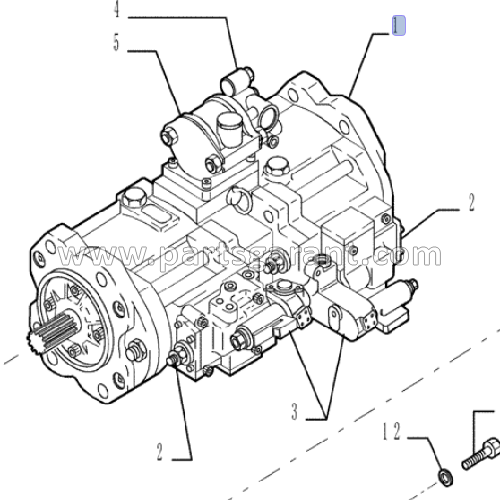 Hydraulic pump New Holland E215