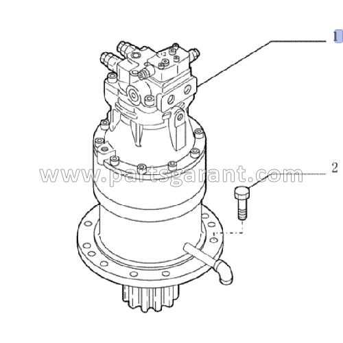 Hydraulic pump New Holland E215