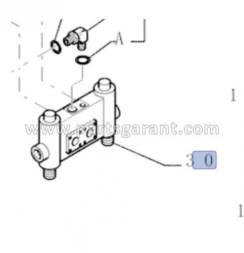 New Holland E215 hydraulic valve