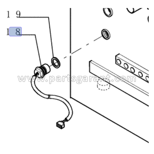 New Holland E215 hydraulic tank sensor