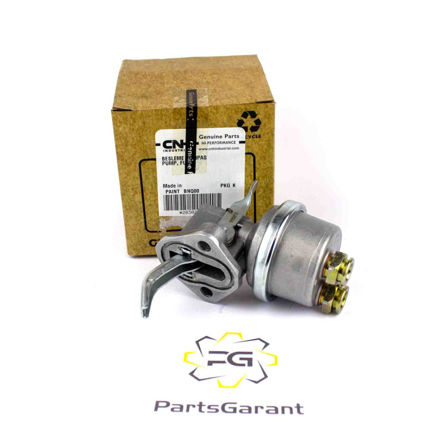 Low pressure fuel pump, priming New Holland B90B